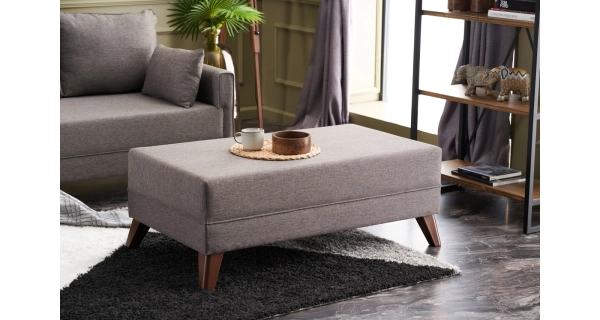 Rozkládací rohová sedačka AMARA, levá, hnědá