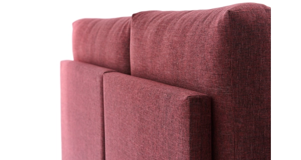Rozkládací rohová sedačka ARGUS, claret červená