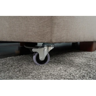 Rozkládací rohová sedačka BOB, levá, krémová