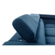 Rozkládací rohová sedačka CROCEA 10, modrá látka, pravá