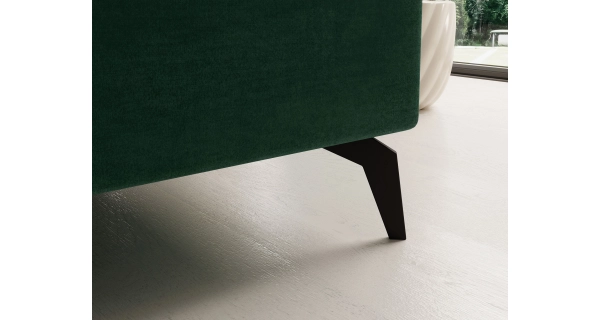 Rozkládací rohová sedačka WALKEN, levá, zelená