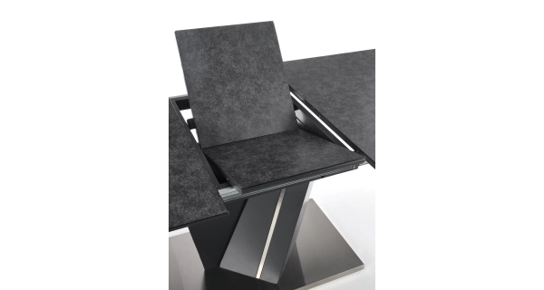 Rozkládací stůl CHARISMA, tmavě šedá