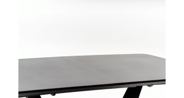 Rozkládací stůl EMBER, tmavě šedá/černá