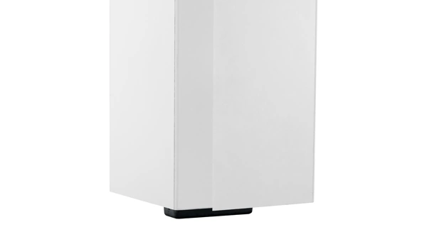 Rozkládací stůl VENUSTA, bílá/dub wotan