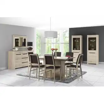 RTV stolek MAWSON typ 1, dub sanremo/hnědá