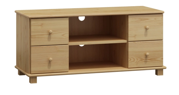 RTV stolek TAMONAD 3, šíře 118 cm, masiv borovice