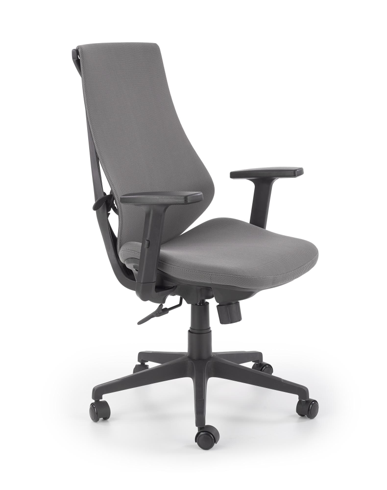 Levně Kancelářská židle DESPINAL, šedá/černá