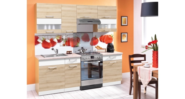 RUTHIN, dolní dřezová skříňka D60Z, buk