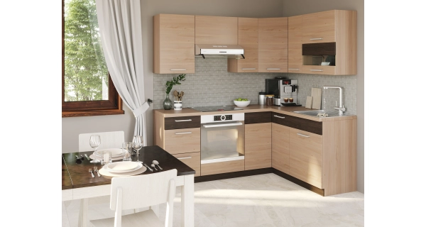 RUTHIN, dolní dřezová skříňka D60Z, rijeka světlá