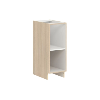 RUTHIN, dolní skříňka D30S1 se šuplíkem, bílý lesk