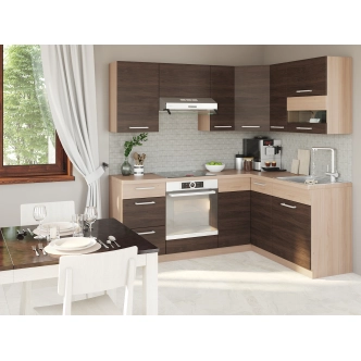 RUTHIN, dolní skříňka D30S1 se šuplíkem, rijeka tmavá