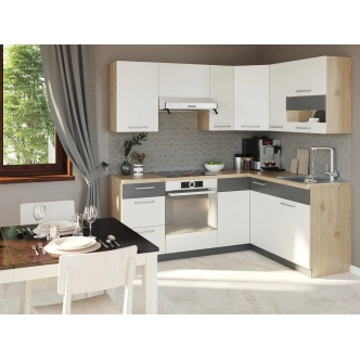 RUTHIN, dolní skříňka D40S1 se šuplíkem, bílý lesk