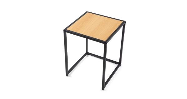 Sada 2 konferenčních stolků NERIK, přírodní/kov