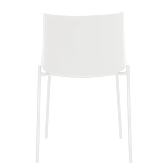 Sada 4 ks jídelních židlí YUFA, bílá