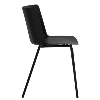 Sada 4 ks jídelních židlí YUFA, černá