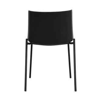 Sada 4 ks jídelních židlí YUFA, černá