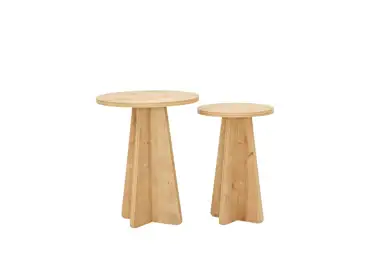 Sada konferenčních/odkládacích stolků FENMIR, dub safírový