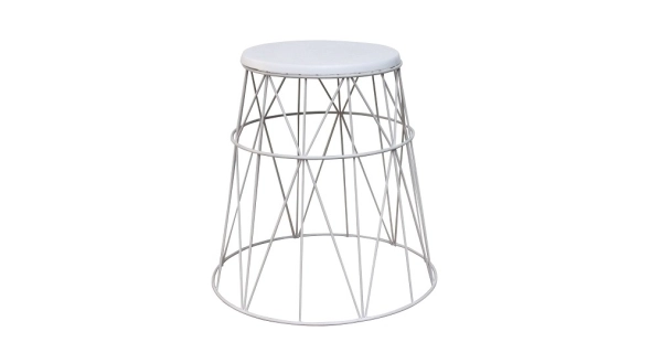 SANGIANG odkládací stolek, bílá DOPRODEJ