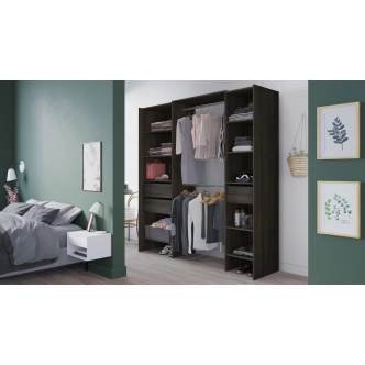 Šatní organizér GALANTA, dub waterford