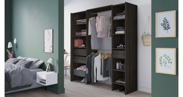 Šatní organizér GALANTA, dub waterford