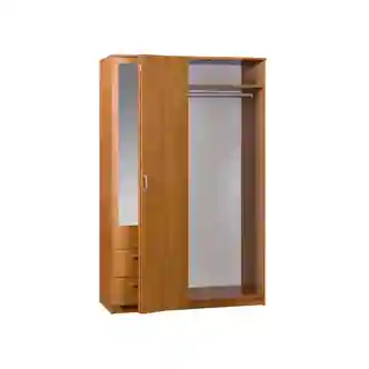 Šatní skříň BATLOW I se zrcadlem, olše