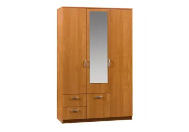 Šatní skříň BATLOW II se zrcadlem, olše