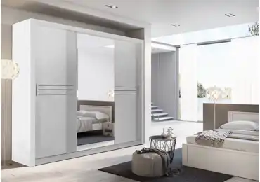 Šatní skříň BREIZ 11, bílá