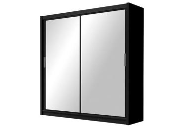 Šatní skříň DRETIN 203, černá 