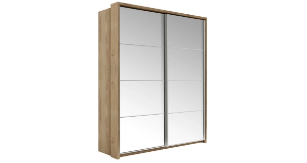 Šatní skříň EVESE 180 cm, dub shetland