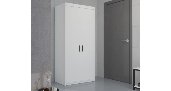 Šatní skříň GIESSI, 2D bílá