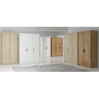 Šatní skříň GIESSI, 2D bílá