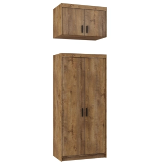 Šatní skříň GIESSI 2D, dub lefkas
