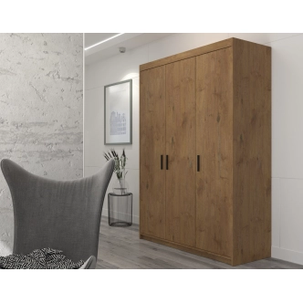 Šatní skříň GIESSI 3D, dub lefkas