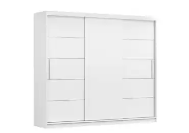 Šatní skříň GOFREDO II bez zrcadla, bílá