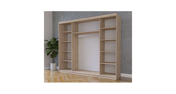 Šatní skříň GOFREDO II bez zrcadla, dub sonoma