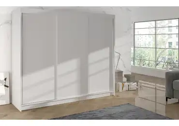 Šatní skříň HARDY II, bílá DOPRODEJ