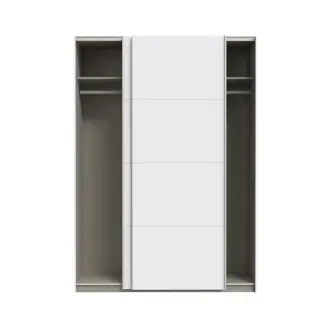 Šatní skříň KEBAN 150 cm, bílá