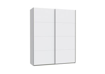 Šatní skříň KEBAN 170 cm, bílá, 5 let záruka