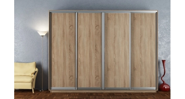 Šatní skříň LESLIE, dub sonoma