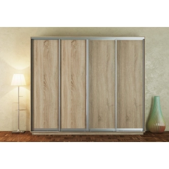 Šatní skříň LESLIE, dub sonoma