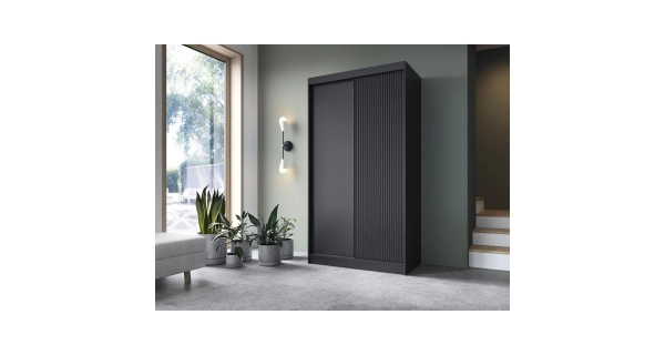 Šatní skříň LOTIS II, černá