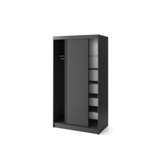 Šatní skříň LOTIS II, černá