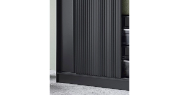 Šatní skříň LOTIS II, černá