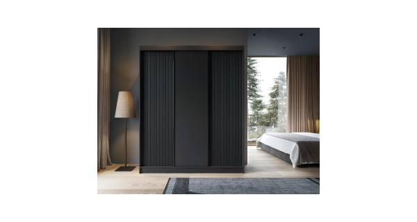 Šatní skříň LOTIS III, černá