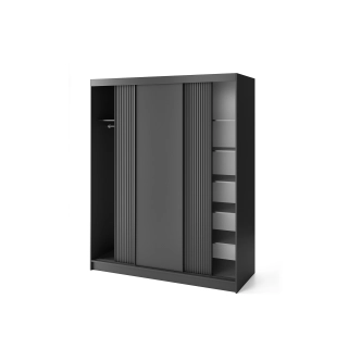 Šatní skříň LOTIS III, černá