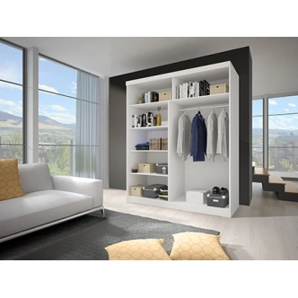 Šatní skříň OTONA 04, bílá