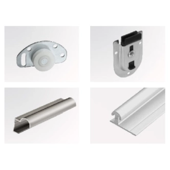 Šatní skříň OTONA 06, černá/bílá