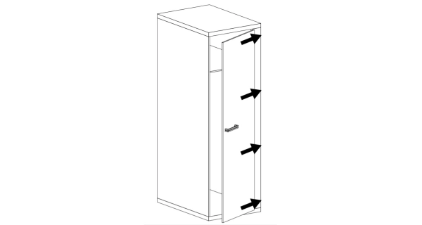 Šatní skříň PULCHERIA 2, dub ribbeck