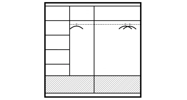 Šatní skříň RANETE, černá/švestka 