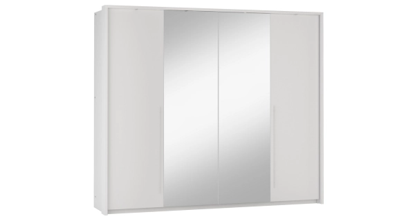 Šatní skříň SAMESTI B, bílá/bílá